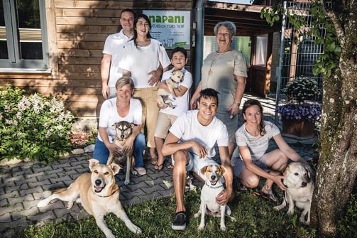 Gruppenfoto Napani Team