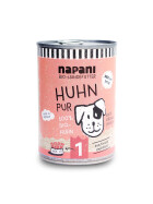 Bio-Dosenfutter für Hunde, Huhn pur