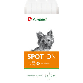 Amigard Spot-on Hund bis 15 Kg, 3 x 2ml