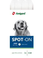 Amigard Spot-on Hund 15 Kg bis 30 Kg, 3 x 4ml