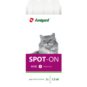 Amigard Spot-on Katze, 3 x 1,5ml