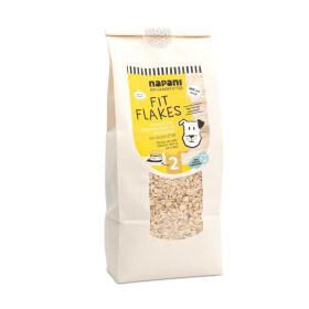 Bio-Basisfutter "Fit Flakes" für Hunde mit Hafer-und Dinkelflocken, 1000g